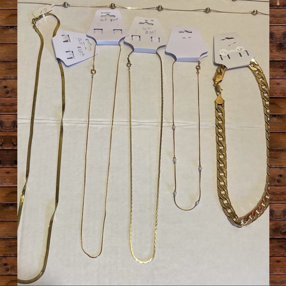 LAMINATED GOLD JEWELRY BUNDLE 11 pieces - Picture 3 of 4